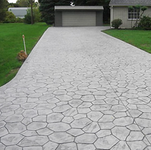 Muat gambar ke penampil Galeri, Stamp Concrete Mold: Random Bushrock ( 1set = 3pcs )