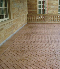 Muat gambar ke penampil Galeri, Stamp Concrete Mold: Herringbone ( 1 set = 3 pcs )