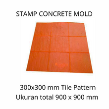 Muat gambar ke penampil Galeri, Stamp Concrete Mold:  Stone Tile 300x300mm.( 1 set = 3pcs )