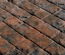 Muat gambar ke penampil Galeri, Stamp Concrete Mold: Coble Stone Brick ( 1 set = 3 pcs )