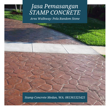 Muat gambar ke penampil Galeri, Jasa Pasang Stamp Concrete