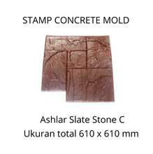 Muat gambar ke penampil Galeri, Stamp Concrete Mold: Ashlar Slate Stone C ( 1pcs)