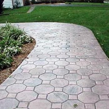 Muat gambar ke penampil Galeri, Stamp Concrete Mold: Octagon Tile.( 1 set = 3pcs )