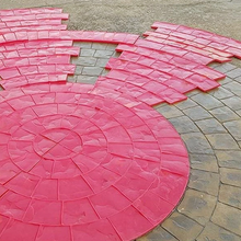 Muat gambar ke penampil Galeri, Stamp Concrete Mold: Circular Cobble Stone ( 1set = 3pcs )