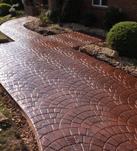 Muat gambar ke penampil Galeri, Stamp Concrete Mold: Euro Fan ( 1 set = 3 pcs )