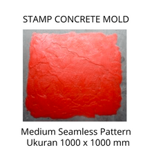 Muat gambar ke penampil Galeri, Stamp Concrete Mold: Medium Seamless.( 1 set = 3pcs )