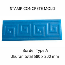 Muat gambar ke penampil Galeri, Stamp Concrete Mold: Border Mat ( 1 set = 3pcs )