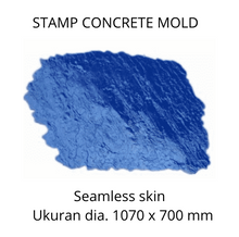 Muat gambar ke penampil Galeri, Stamp Concrete Mold: Seamless Skin.( 1 set = 3pcs )