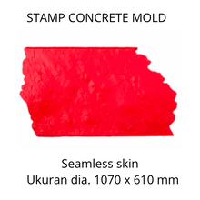 Muat gambar ke penampil Galeri, Stamp Concrete Mold: Seamless Skin.( 1 set = 3pcs )