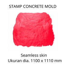 Muat gambar ke penampil Galeri, Stamp Concrete Mold: Seamless Skin.( 1 set = 3pcs )