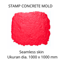 Muat gambar ke penampil Galeri, Stamp Concrete Mold: Seamless Skin.( 1 set = 3pcs )