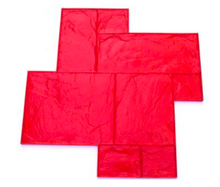 Muat gambar ke penampil Galeri, Stamp Concrete Mold: Ashlar Medium Slate ( 1 set = 3 pcs )