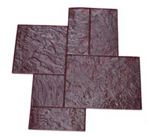 Muat gambar ke penampil Galeri, Stamp Concrete Mold: Ashlar Medium Slate ( 1 set = 3 pcs )
