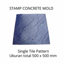 Muat gambar ke penampil Galeri, Stamp Concrete Mold: Single Tile.( 1 set = 3pcs )