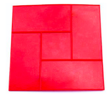 Muat gambar ke penampil Galeri, Stamp Concrete Mold: Ashlar Stone ( 1set = 3pcs )