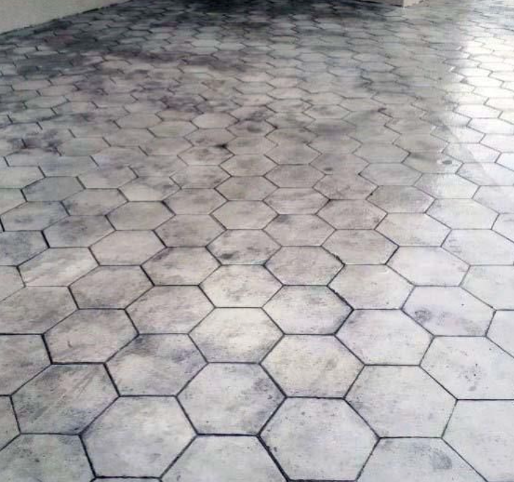 Stamp Concrete Mold Hexagon Tile ( 1 set = 3pcs )