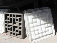 Muat gambar ke penampil Galeri, Cetakan Plastik Roster Beton