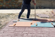 Muat gambar ke penampil Galeri, Stamp Concrete Mold:  Veneer Stone.( 1 set = 3pcs )