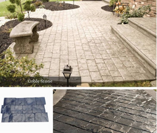 Muat gambar ke penampil Galeri, Stamp Concrete Mold: Coble Stone Brick ( 1 set = 3 pcs )