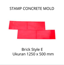 Muat gambar ke penampil Galeri, Stamp Concrete Mold: Brick Style.( 1 set = 3pcs )