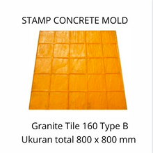Muat gambar ke penampil Galeri, Stamp Concrete Mold:  Granite Tile ( 1 set = 3pcs )