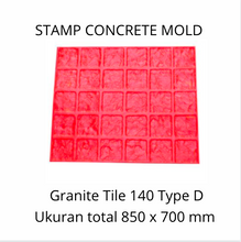 Muat gambar ke penampil Galeri, Stamp Concrete Mold:  Granite Tile ( 1 set = 3pcs )