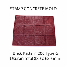 Muat gambar ke penampil Galeri, Stamp Concrete Mold:  Granite Tile ( 1 set = 3pcs )
