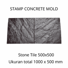 Muat gambar ke penampil Galeri, Stamp Concrete Mold:  Stone Tile.( 1 set = 3pcs )