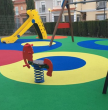 Muat gambar ke penampil Galeri, Lantai Karet Cor tempat (Rubber EPDM Flooring)