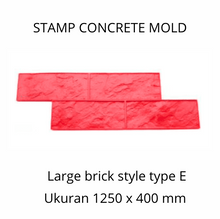 Muat gambar ke penampil Galeri, Stamp Concrete Mold: Large Brick ( 1set = 3pcs )