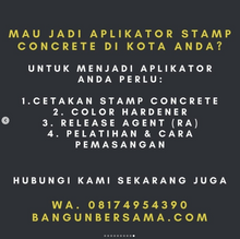 Muat gambar ke penampil Galeri, Mau Jadi Mitra / Aplikator Stamp Concrete?