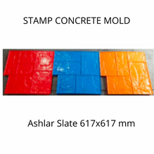 Muat gambar ke penampil Galeri, Stamp Concrete Mold: Ashlar Slate ( 1pcs)