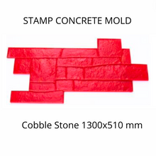 Muat gambar ke penampil Galeri, Stamp Concrete Mold: Coble stone ( 1set = 3pcs)