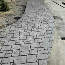 Muat gambar ke penampil Galeri, Stamp Concrete Mold: Coble stone ( 1set = 3pcs)