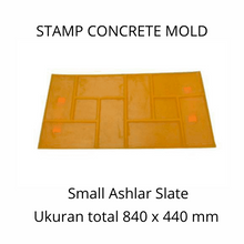 Muat gambar ke penampil Galeri, Stamp Concrete Mold:  Small Ashlar Slate.( 1 set = 3pcs )
