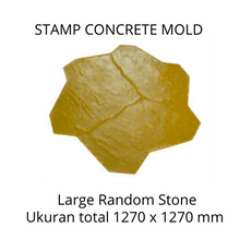 Muat gambar ke penampil Galeri, Stamp Concrete Mold:  Large Random Stone ( 1set = 3pcs )
