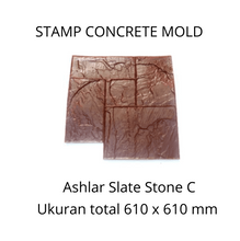 Muat gambar ke penampil Galeri, Stamp Concrete Mold:  Ashlar Slate Stone C ( 1pcs)
