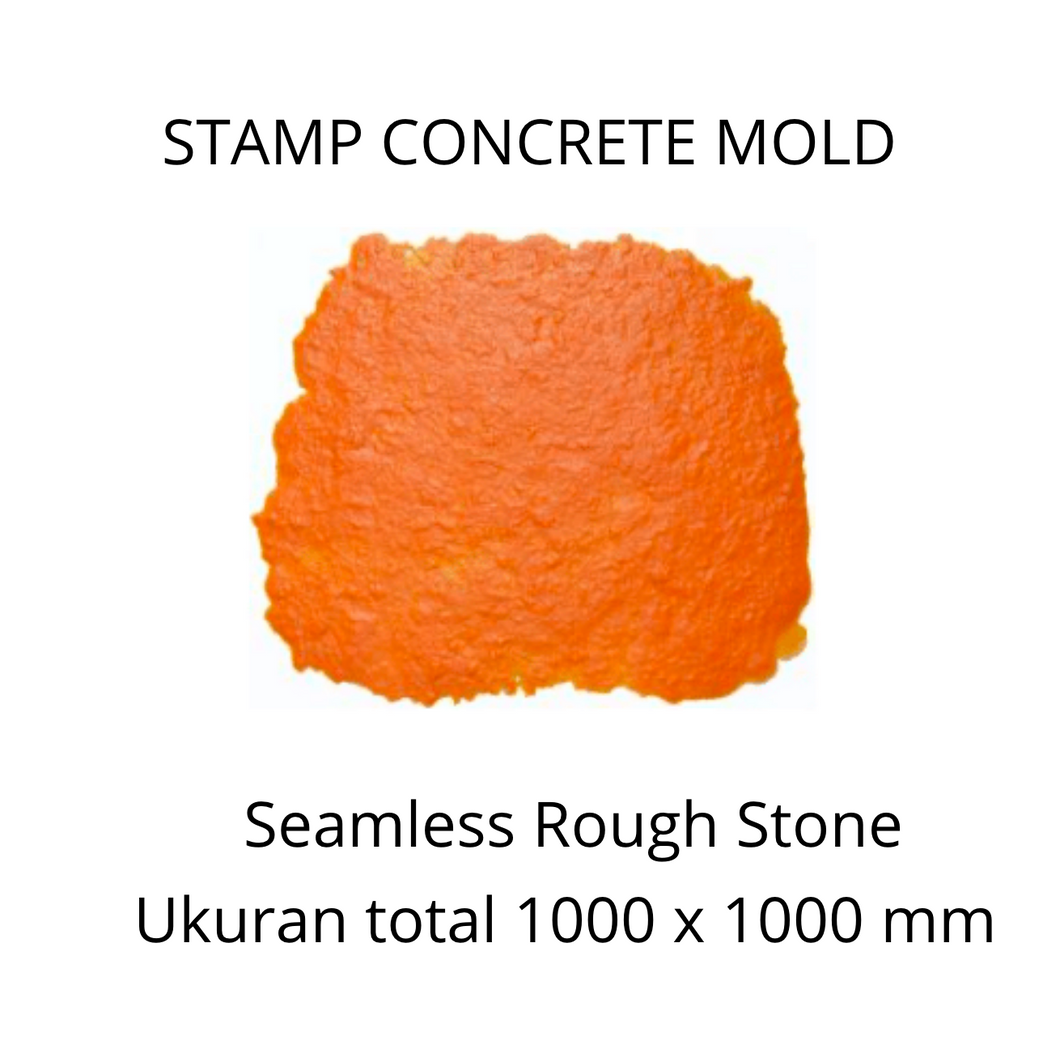 Stamp Concrete Mold:  Seamless Rough Stone.( 1 set = 3pcs )