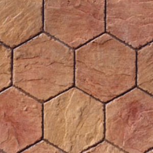Stamp Concrete Mold: Hexagon Stone