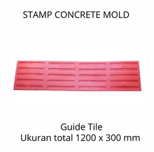 Muat gambar ke penampil Galeri, Stamp Concrete Mold:  Guiding Tile ( 1 set = 3pcs )
