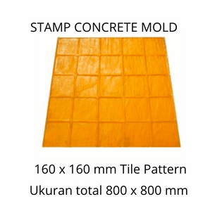 Stamp Concrete Mold:  Granite Tile 160x160mm ( 1set = 3pcs )