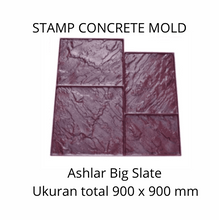 Muat gambar ke penampil Galeri, Stamp Concrete Mold:  Ashlar Big Slate ( 1 set = 3 pcs )
