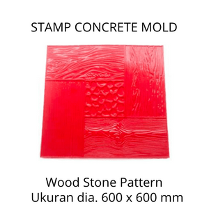 Stamp Concrete Mold:  Wood Stone pattern.( 1 set = 3pcs )