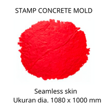 Muat gambar ke penampil Galeri, Stamp Concrete Mold:  Seamless Skin.( 1 set = 3pcs )
