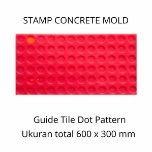 Stamp Concrete Mold:  Guiding Tile ( 1 set = 3pcs )