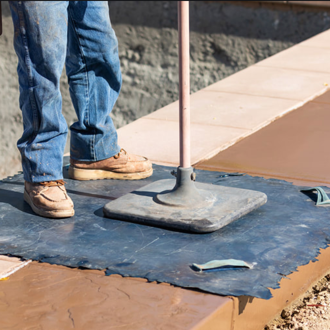Concrete Finishing Tools: Stamper for stamp Concrete
