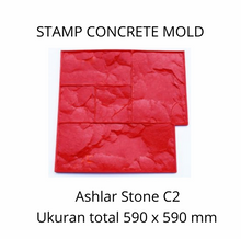 Muat gambar ke penampil Galeri, Stamp Concrete Mold:  Ashlar Slate Stone C ( 1pcs)
