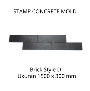 Stamp Concrete Mold: Brick Style.( 1 set = 3pcs )