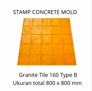 Stamp Concrete Mold:  Granite Tile ( 1 set = 3pcs )