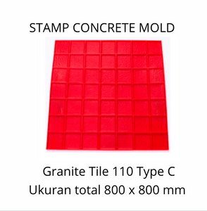 Stamp Concrete Mold:  Granite Tile ( 1 set = 3pcs )